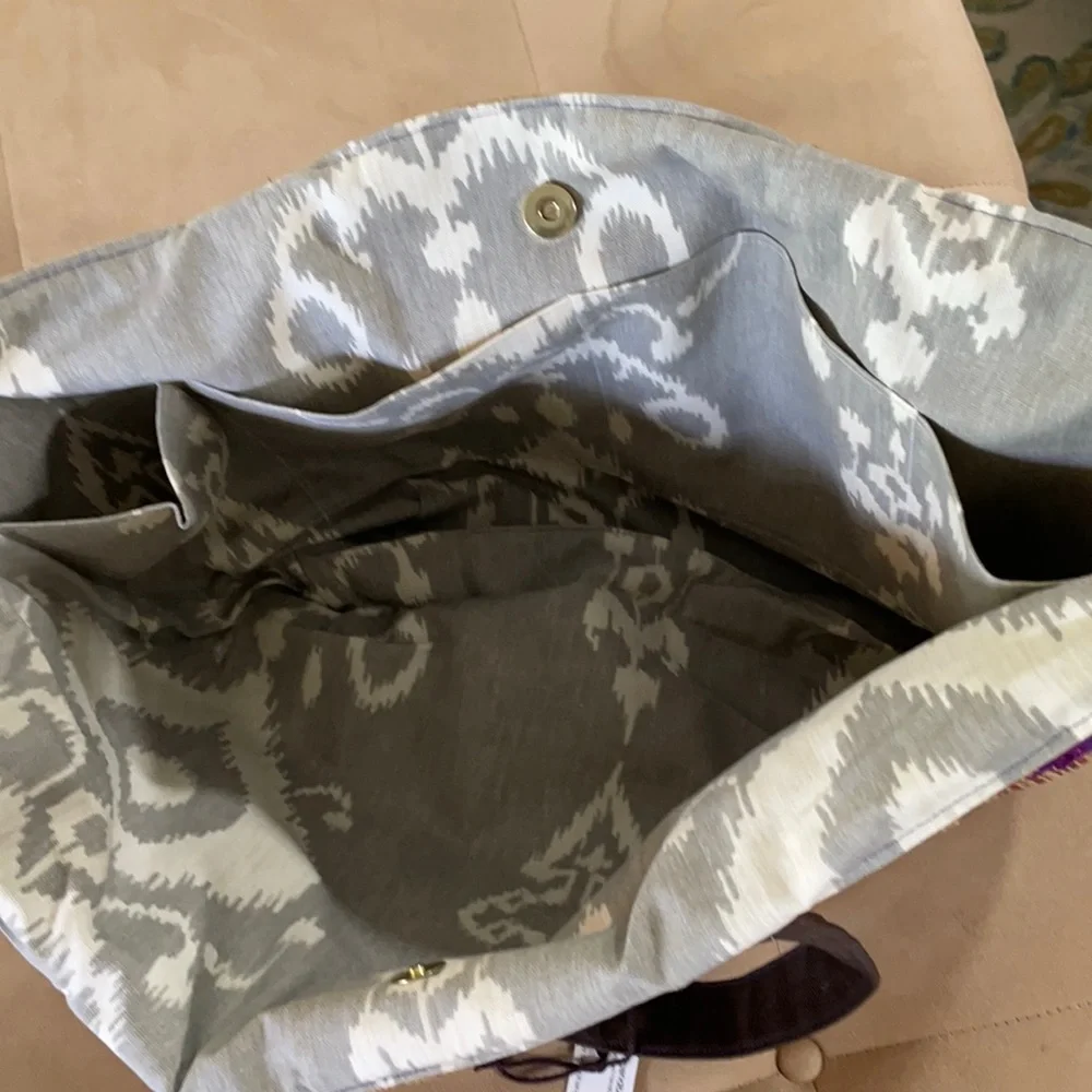 Colorful tote tapestry purse NEW - Picture 7 of 13